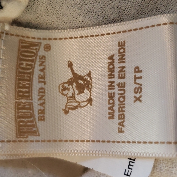 TRUE RELIGION XS Indian embroidered shirt - Picture 5 of 6